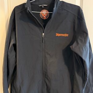 Port Authority Black Jacket with Jägermeister Logo